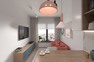 Apartment 41,6 m² in the residential complex "Balance"